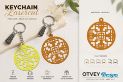 Rattan Keychain Lasercut File Product Image 2