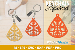 Rattan Keychain Lasercut File Product Image 2