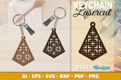 Rattan Keychain Lasercut File Product Image 2