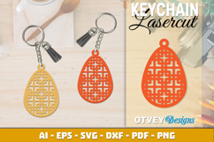Rattan Keychain Lasercut File Product Image 2