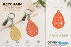 Rattan Keychain Lasercut File Product Image 1