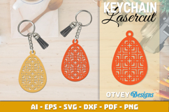 Rattan Keychain Lasercut File Product Image 2