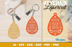 Rattan Keychain Lasercut File Product Image 2