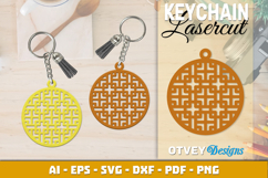 Rattan Keychain Lasercut File Product Image 2