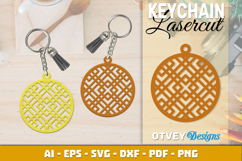 Rattan Keychain Lasercut File Product Image 2