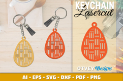 Rattan Keychain Lasercut File Product Image 2
