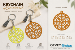 Rattan Keychain Lasercut File Product Image 1