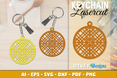 Rattan Keychain Lasercut File Product Image 2