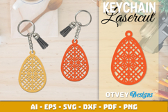 Rattan Keychain Lasercut File Product Image 2