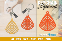Rattan Keychain Lasercut File Product Image 2