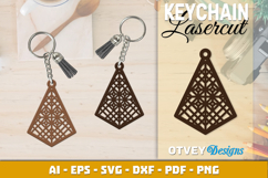 Rattan Keychain Lasercut File Product Image 2