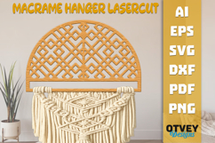 Rattan Macrame Hanger Lasercut BUNDLES Product Image 4