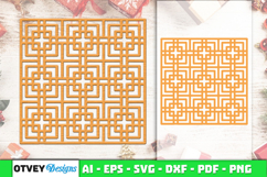 Rattan SVG Laser Cut | Boho Woven Pattern Cut Files Product Image 1