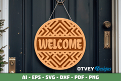 Rattan Welcome Sign Lasercut Product Image 3