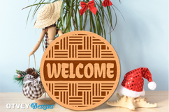 Rattan Welcome Sign Lasercut Product Image 3