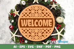 Rattan Welcome Sign Lasercut Product Image 2