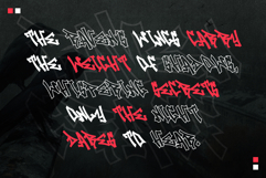 Raven Graff - Outlined Monoline Graffiti Font Product Image 2