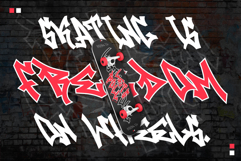 Ravengraff | Monoline Graffiti Webfont for Clean Urban Style Product Image 4