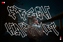 Ravengraff | Monoline Graffiti Webfont for Clean Urban Style Product Image 5