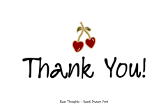Raw Thoughts - Handwritten Font Product Image 11