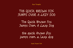 Raw Thoughts - Handwritten Font Product Image 4