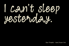 Raw Thoughts - Handwritten Font Product Image 6