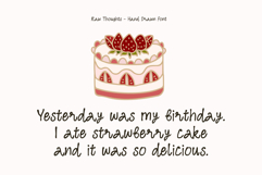 Raw Thoughts - Handwritten Font Product Image 7