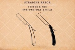 Barber Razors Cut Files in PNG &amp; Vector SVG, DXF, EPS, AI Product Image 1