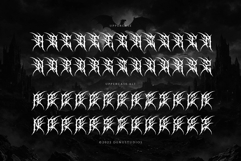 Razorth | Black Metal Font Product Image 10