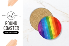 Colorful Round Coaster Png Rainbow Illustration Product Image 1