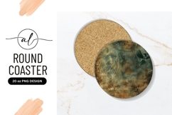 Venetian canal round coaster png design Product Image 1