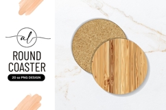 Round Wooden Planks Texture For Round Coaster Png Product Image 1