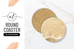 Round Coaster Png Sandy Beach Coastline Product Image 1