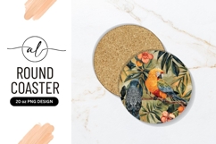 Parrots In Watercolor Style Tropical Illustration Product Image 1