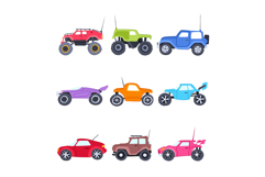 rc car toy set cartoon Product Image 1