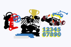 RC Car Cake Topper 3D SVG Product Image 3