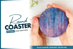 Abstract Round Coaster Png Product Image 1