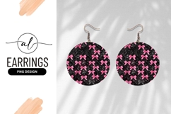 Pink And Black Bows Seamless Pattern Product Image 1
