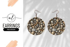 Round Earring Png Rock Stone Texture Product Image 1