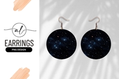 Round Deep Space Filled With Glimmering Stars Product Image 1