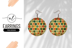 Colorful round earring png design Product Image 1