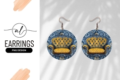 Ornate round earring design Product Image 1