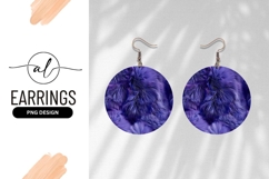 Purple Faux Fur Texture Circle Design Abstract Background Product Image 1