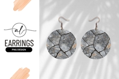 Circular Stone Texture with Cracks and Variations Product Image 1
