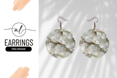 Round White Quartz Crystal Geode Texture Product Image 1