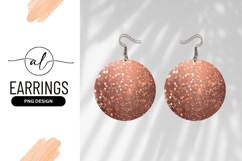 Rose Gold Bokeh Glitter Sparkling Backdrop Product Image 1