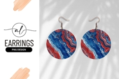 Abstract Red White And Blue Circle Product Image 1