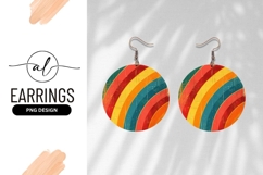 Retro Colorful Striped Circle Background Texture Product Image 1