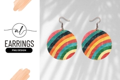 Distressed Rainbow Circle With White Specks Texture Product Image 1