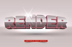 Editable Text Effect for Illustrator. Vector Graphic styles Product Image 1
